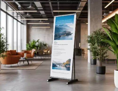 Ролл-АП мобильные стенды | Печать и производство | АРКА