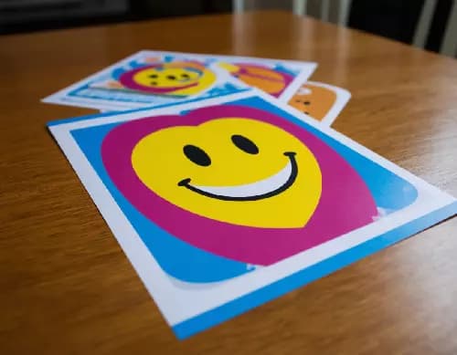 Печать на самоклейке