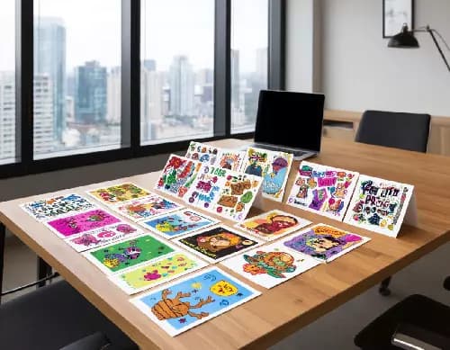 Печать наклеек