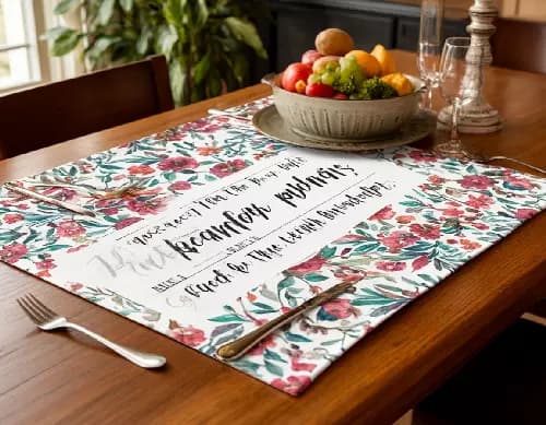 Печать плейсматов в Волгограде | Бумажные подставки | АРКА